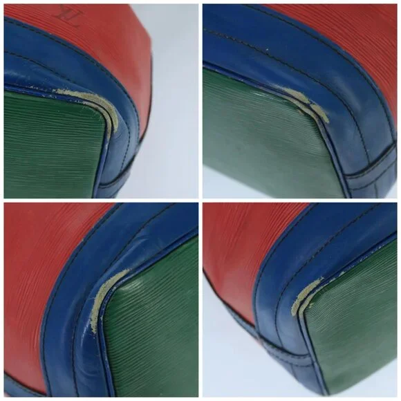 LOUIS VUITTON Epi Toriko Color Noe ShoulderBag Red Blue Green M44084 Auth 99059